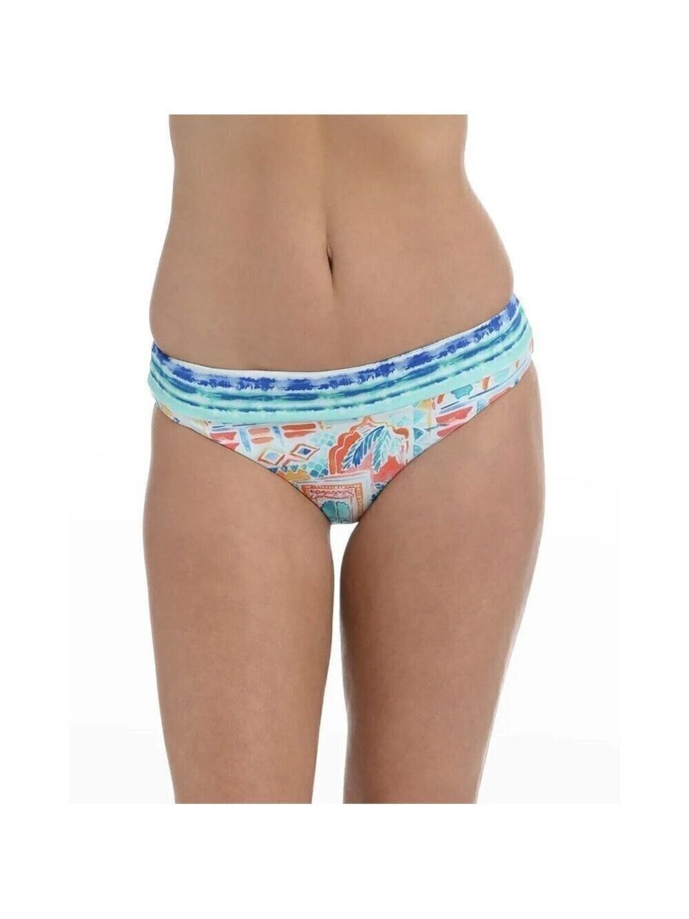 LA Blanca Bikini Bottoms "Terra" Reversible Womens Sz 16 BNWOT Hipster
